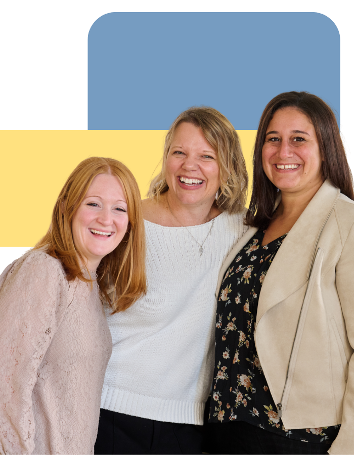 Kaila Heather Nicole color blocks